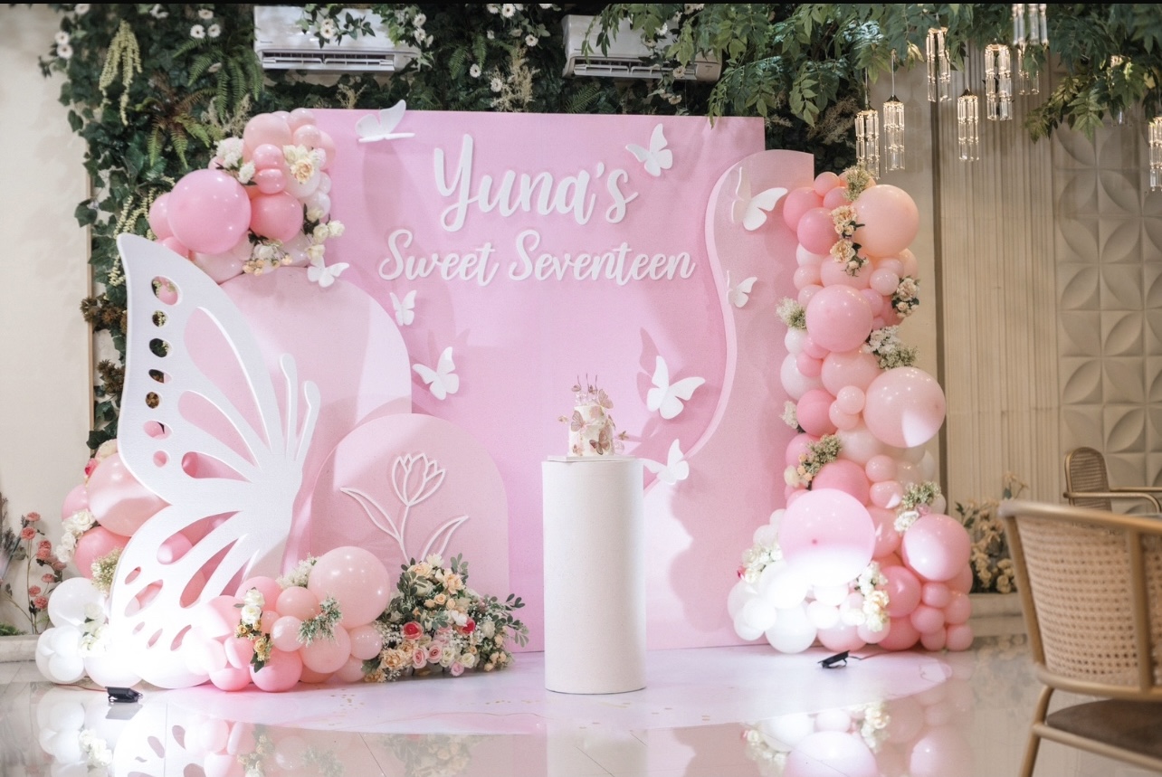 Dekorasi Birthday Pink