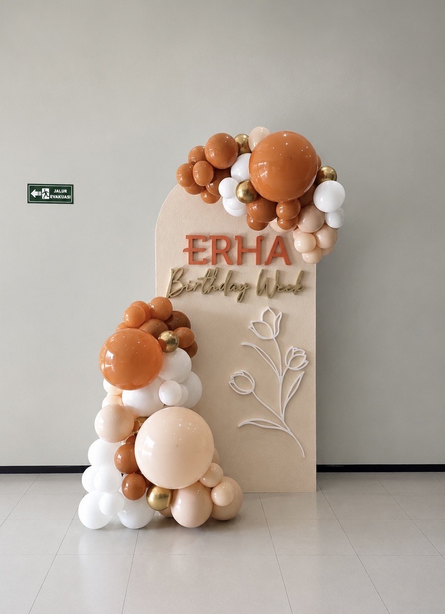 Dekorasi Birthday Rustic